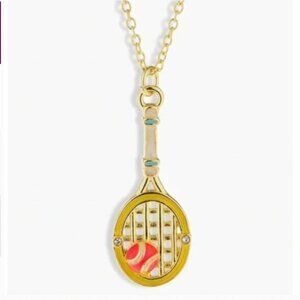BaubleBar | Tennis Racket Pendant Necklace NWT